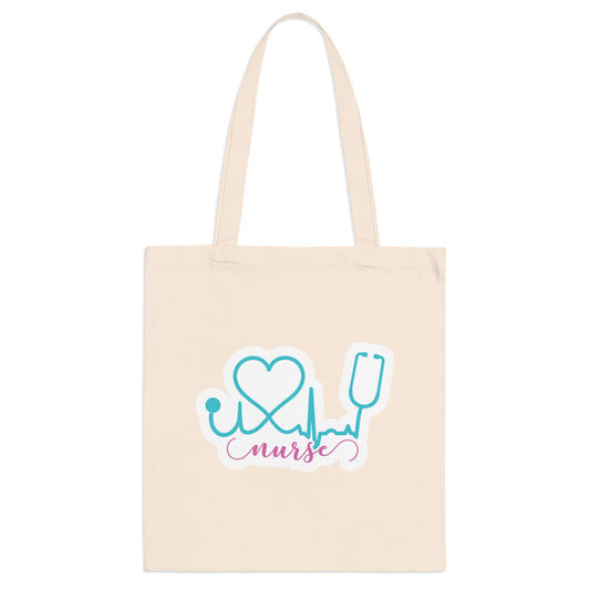 "Saving Lives in Style: Nurse Tote Bag- Tote Bag