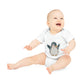 "Penguin Cutie" - Baby Organic Short Sleeve Bodysuit