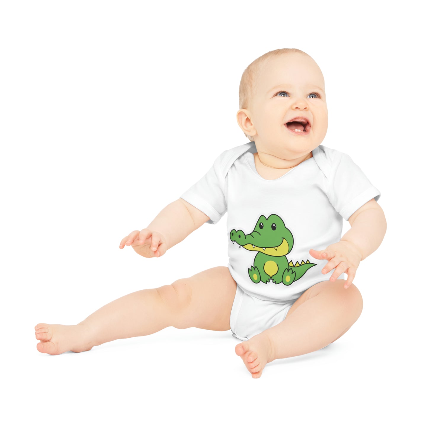 "Adorable Baby Organic Short Sleeve Bodysuit- Baby Organic Short Sleeve Bodysuit