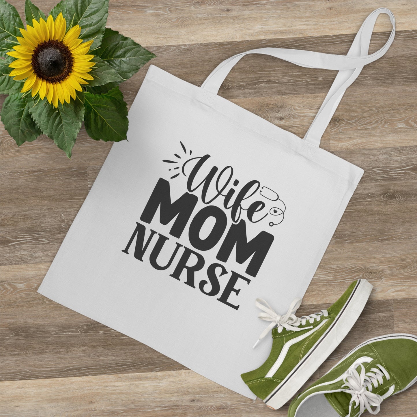 "Saving Lives in Style: Nurse Tote Bag- Tote Bag