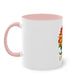 "Rainbow Flower" - Two Tone Mug