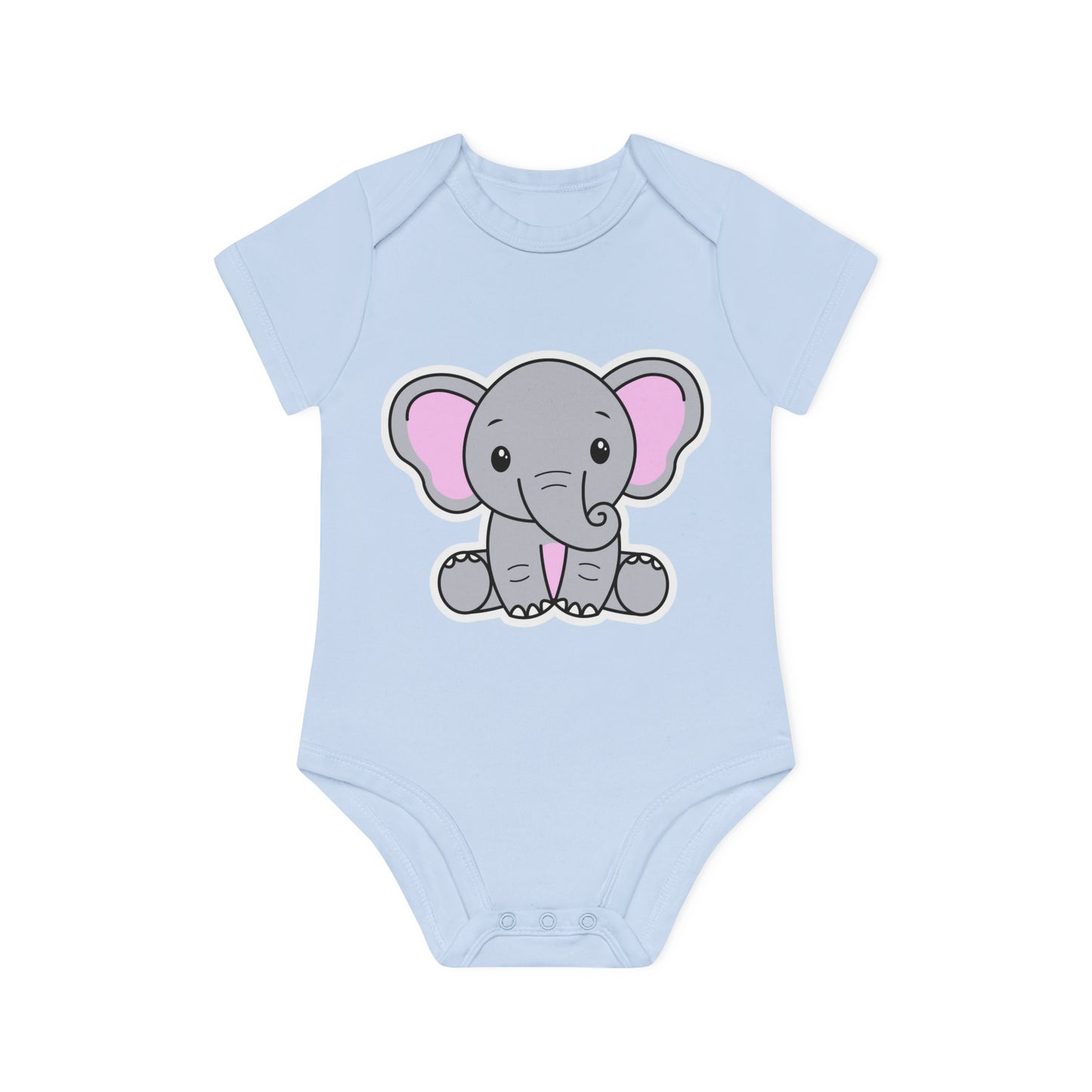 "Organic Cutie Pie: Baby Short Sleeve- Baby Organic Short Sleeve Bodysuit