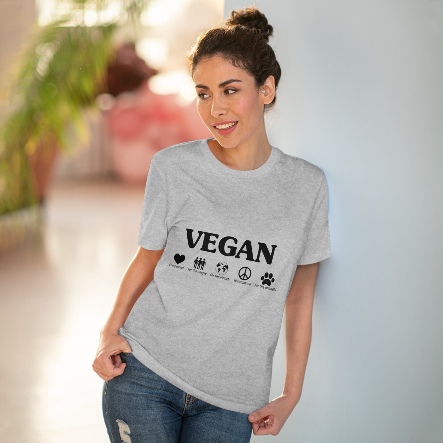 "Vegan Vibes Tee"- T-Shirt