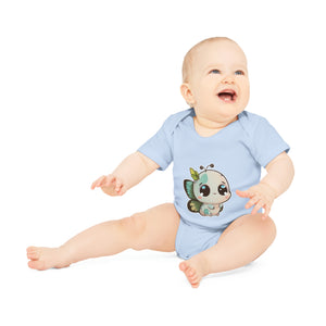 "Adorable Baby Organic Short Sleeve Bodysuit- Baby Organic Short Sleeve Bodysuit