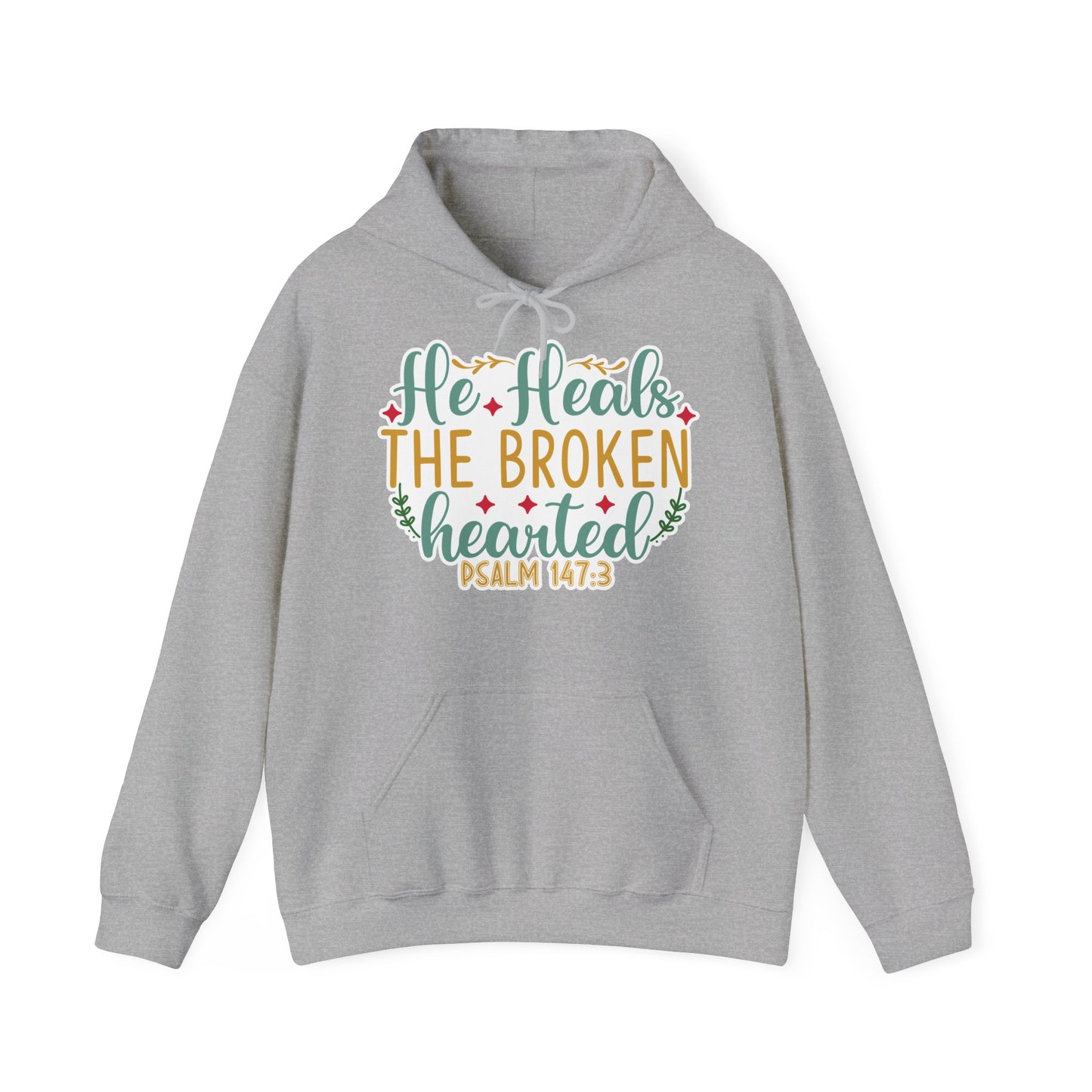 "Faith-Filled Comfort: Christian Quote Hood- Hoodie