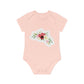 "Organic Cutie: Adorable Baby Short- Baby Organic Short Sleeve Bodysuit