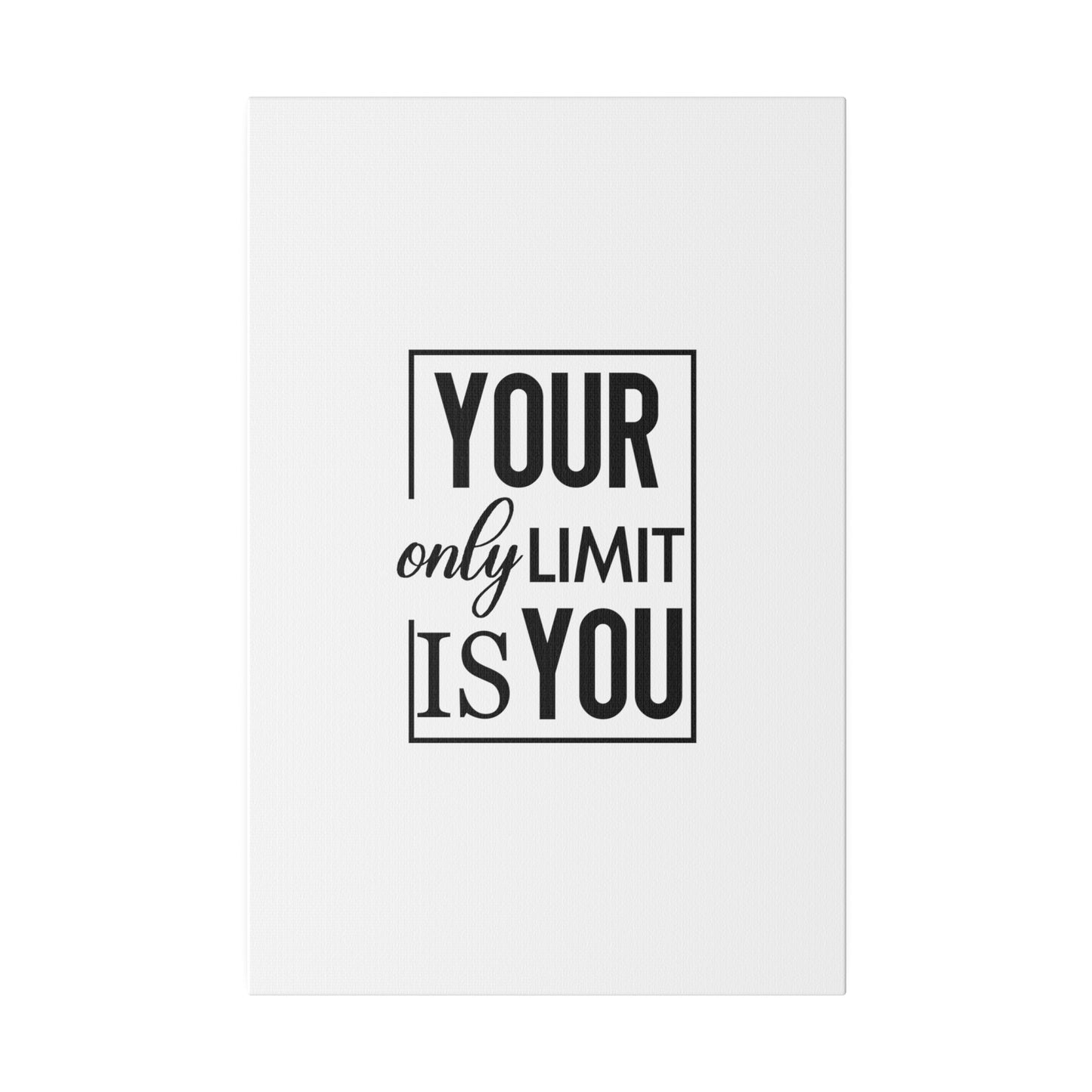 "Motivational Quote" Canvas Print - Inspir- Quote Canvas