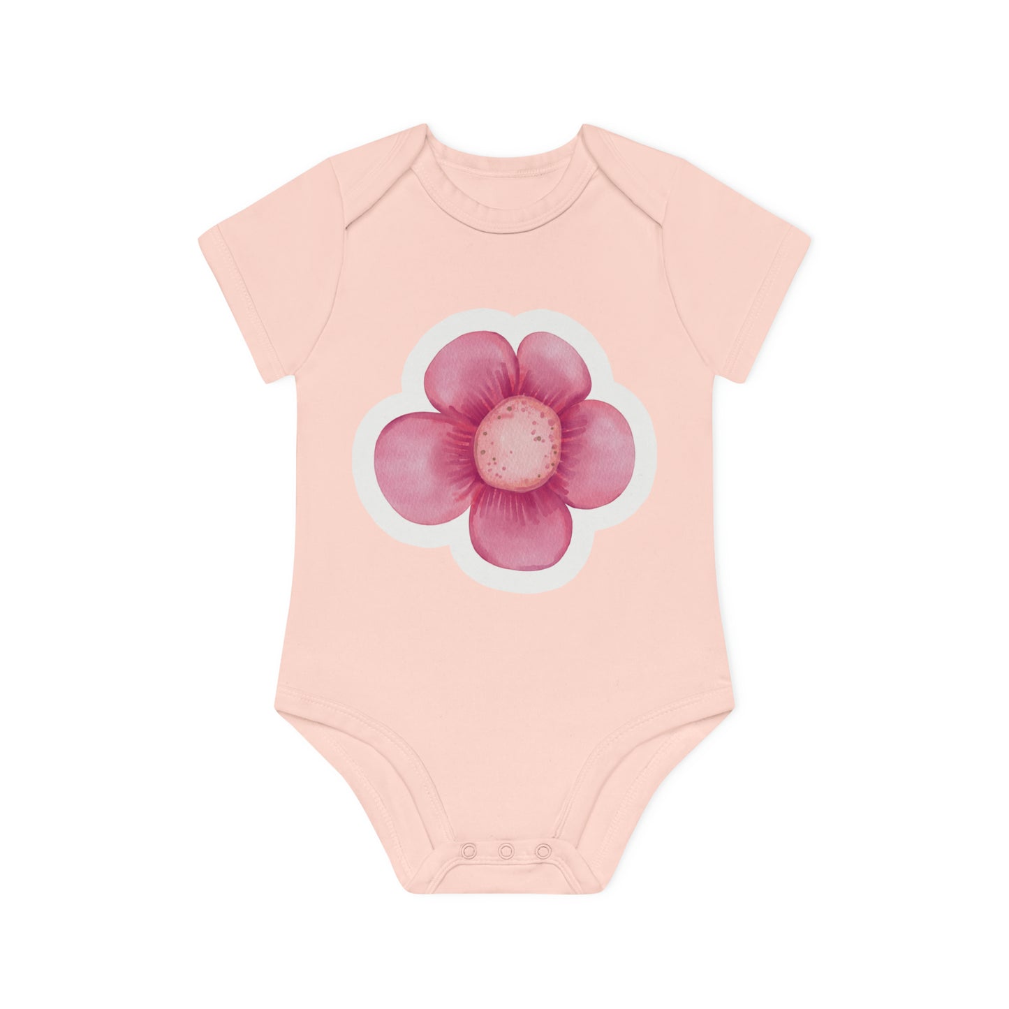 "Adorable Baby Organic Short Sleeve Bodysuit- Baby Organic Short Sleeve Bodysuit