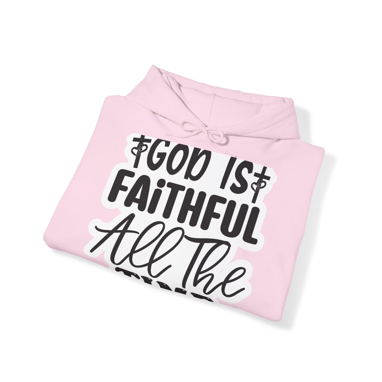 "Faithful & Cozy: Christian Quote- Hoodie