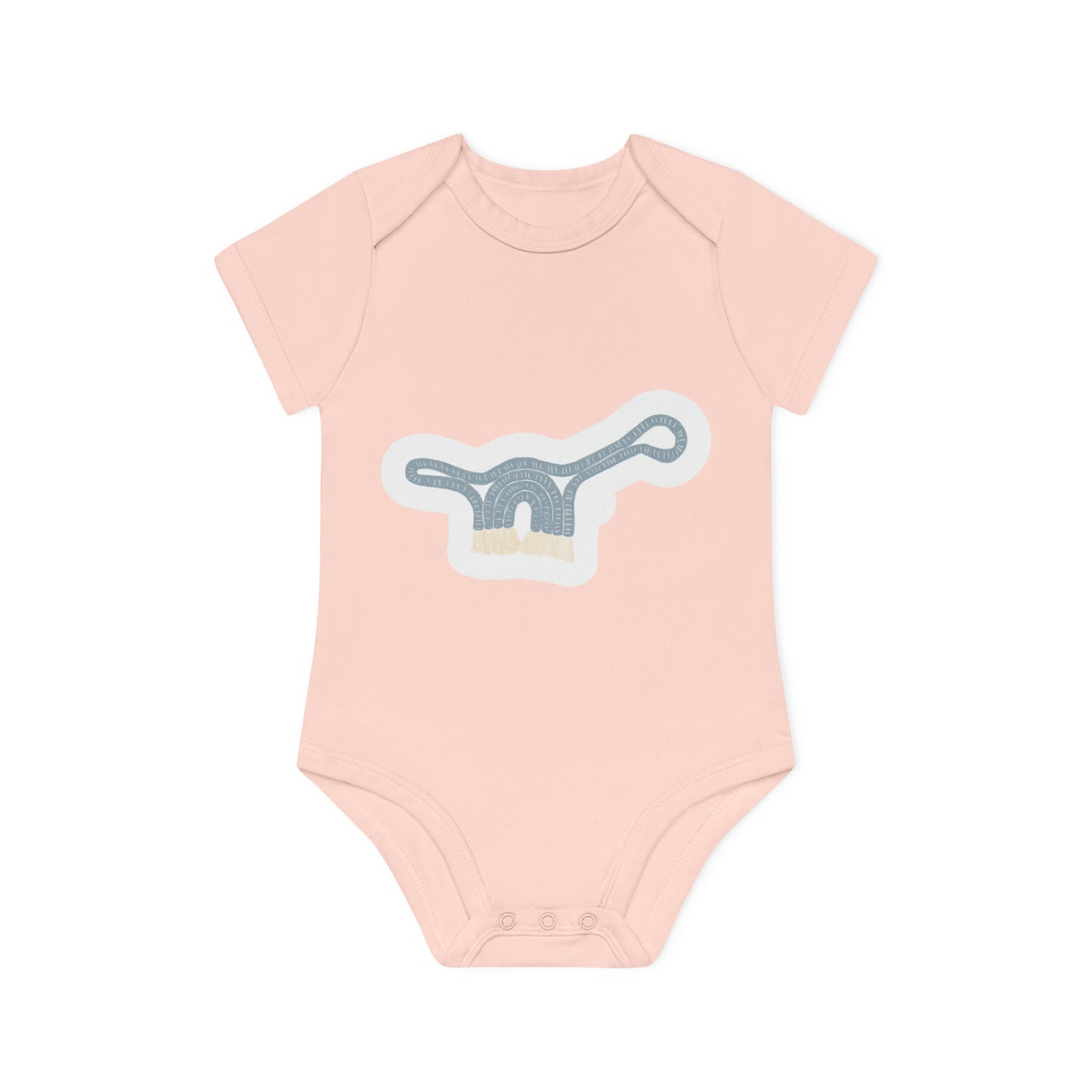 "Organic Cotton Baby Bodysuit: Ad- Baby Organic Short Sleeve Bodysuit