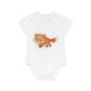 "Organic Cutie Pie: Adorable Baby- Baby Organic Short Sleeve Bodysuit