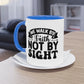 "We walk by Faith, not by sight" - Christian Love - Two Tone Mug