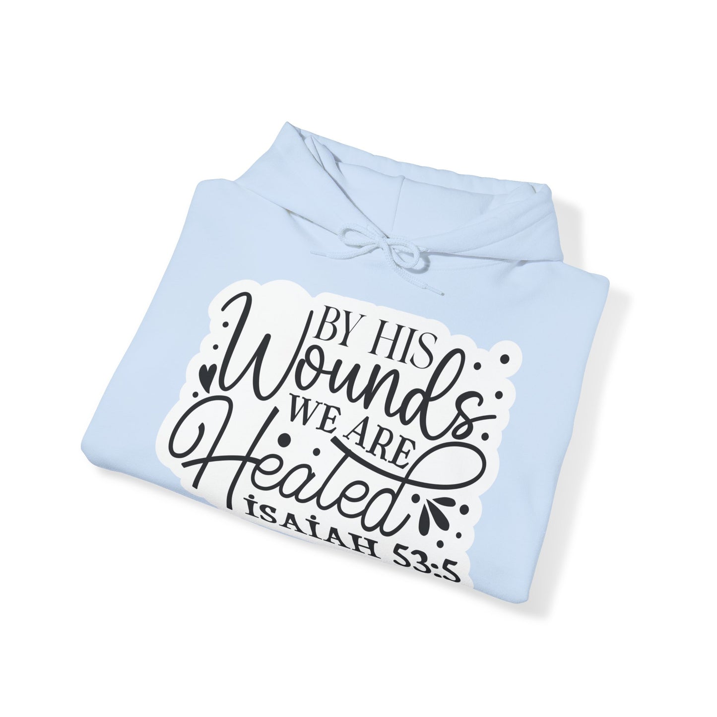 "Faith-Filled Comfort: Christian Quote Hood- Hoodie