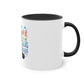 "Rainbow Pride Celebrate Love" - Two Tone Mug