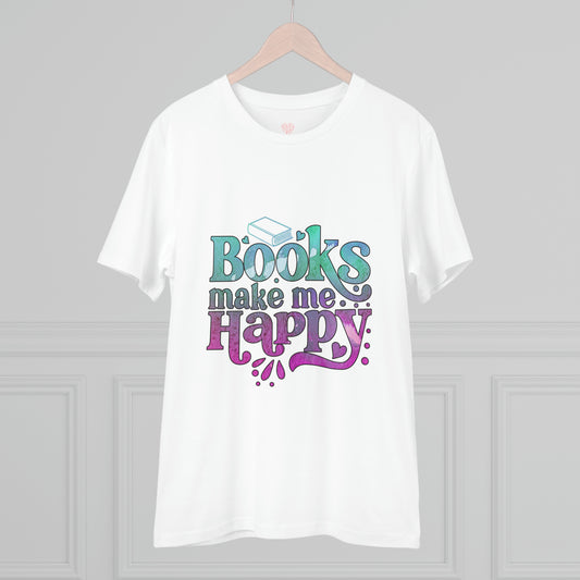 "Books make me happy" - Literary Loving - T-Shirt