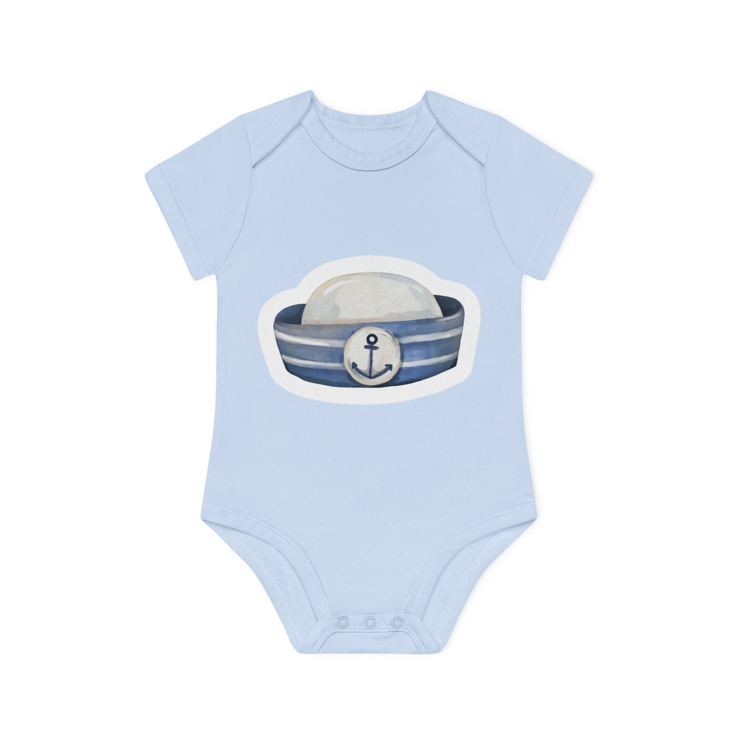 "Organic Bliss: Adorable Baby Short Sleeve- Baby Organic Short Sleeve Bodysuit