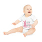 "Little Miss Cotton Tail" - Baby Organic Short Sleeve Bodysuit