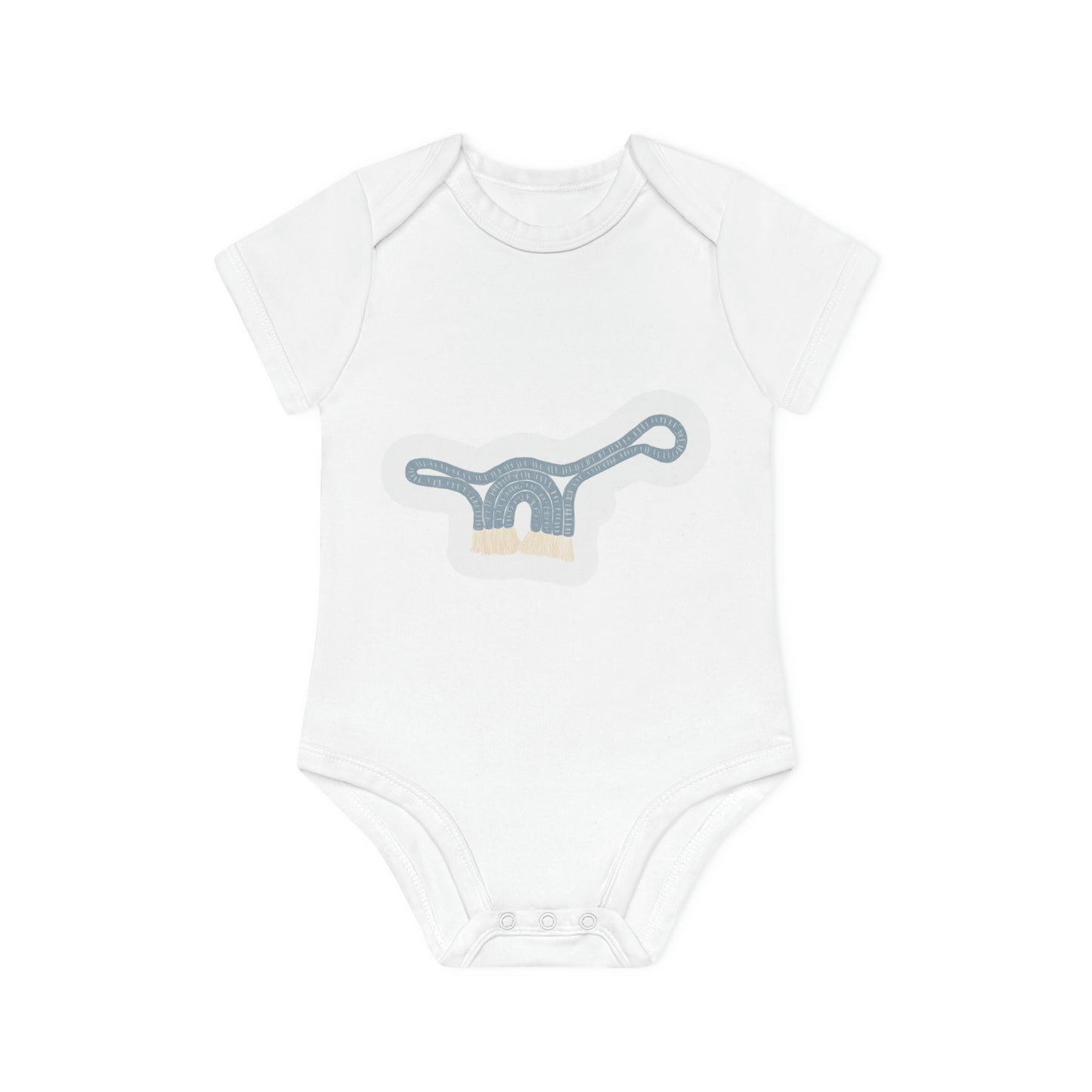 "Organic Cotton Baby Bodysuit: Ad- Baby Organic Short Sleeve Bodysuit