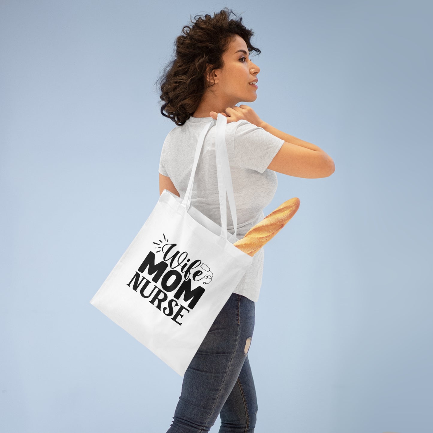 "Saving Lives in Style: Nurse Tote Bag- Tote Bag