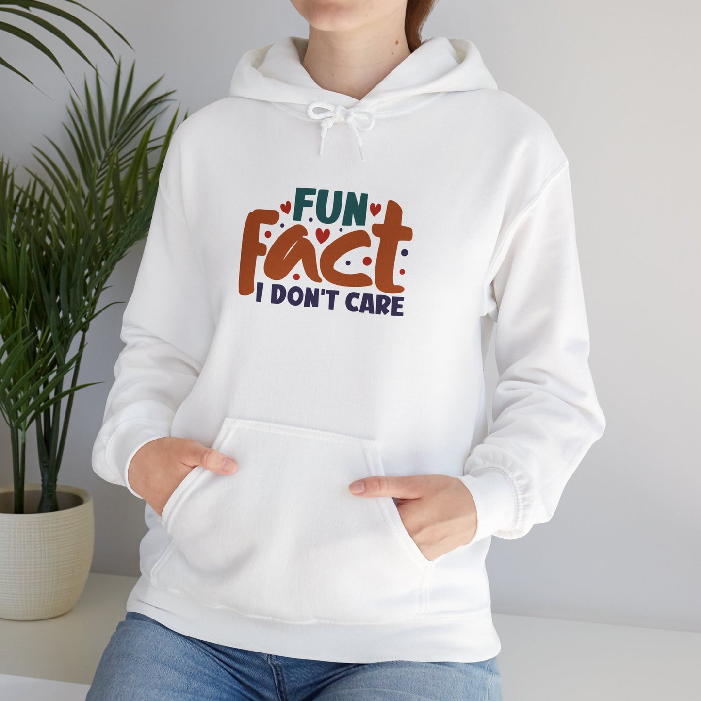 "Fun Fact: I Don't Care" - Hoodie