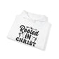 "Rooted in Christ" - Christian Quote Hooded- Hoodie