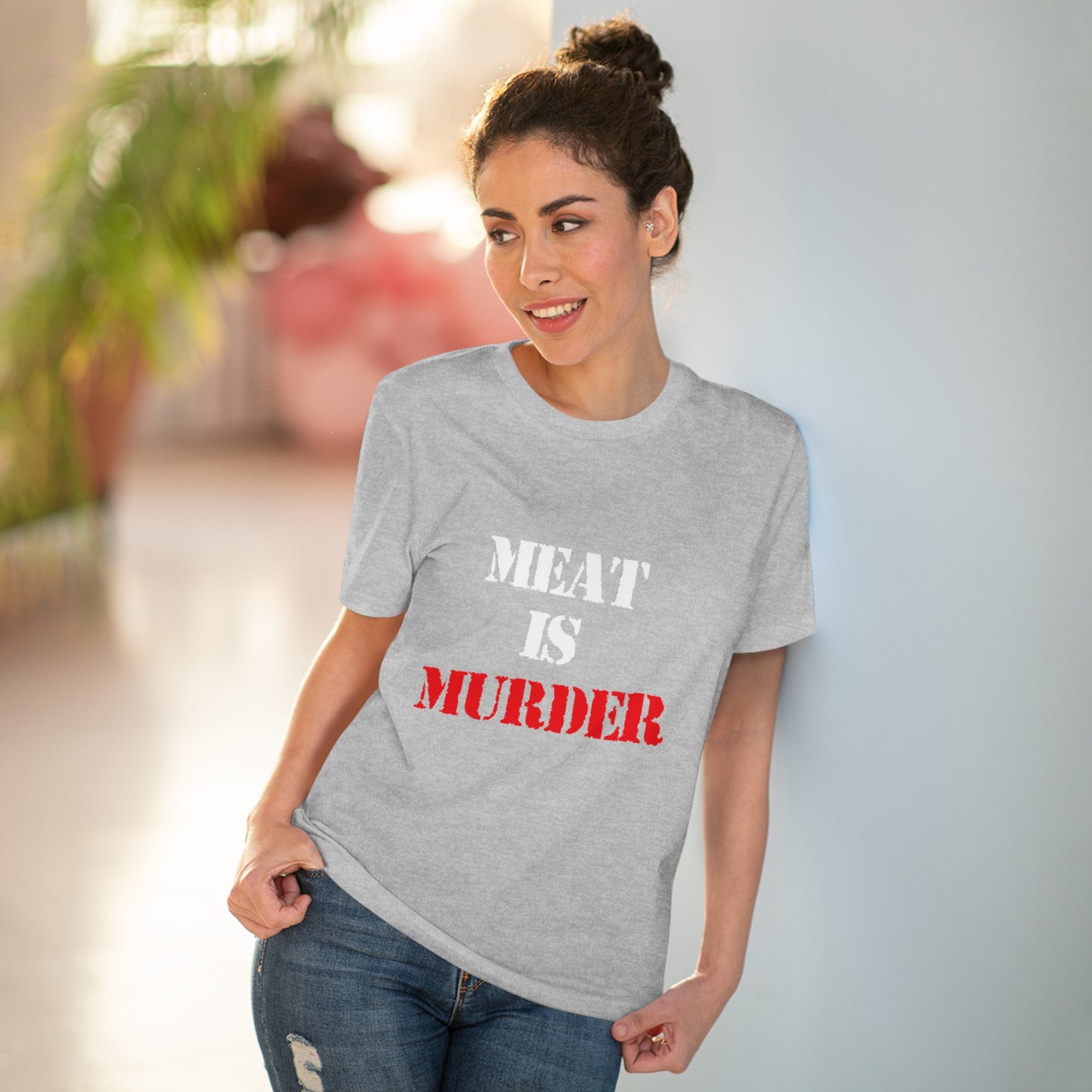 "Meat is Murder" Vegan Vibes Tee- T-Shirt