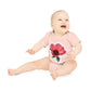 "Organic Adorable Onesie: Sweet Design- Baby Organic Short Sleeve Bodysuit