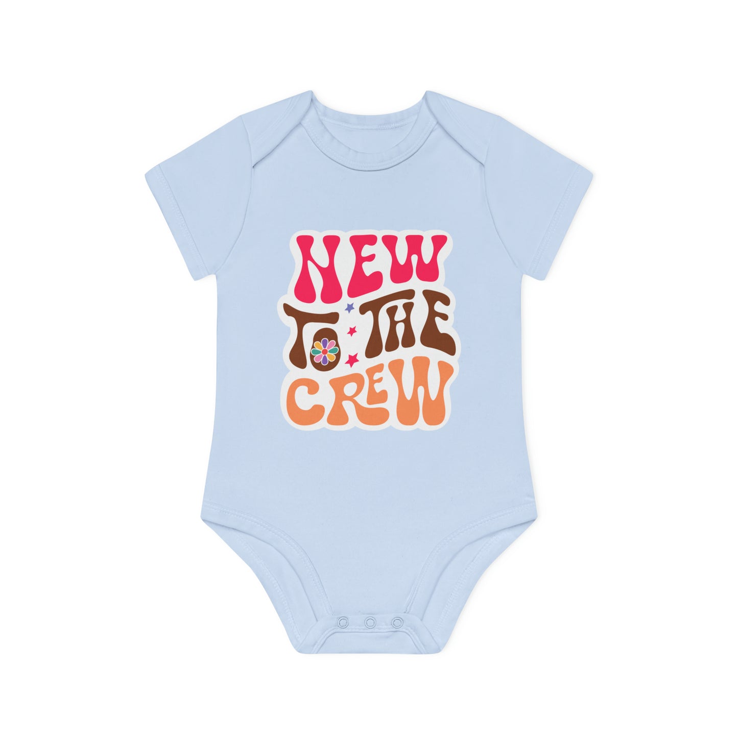 "Adorable Organic Short Sleeve Bodysuit for- Baby Organic Short Sleeve Bodysuit