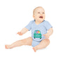 "Happy Easter" - Baby Organic Short Sleeve Bodysuit