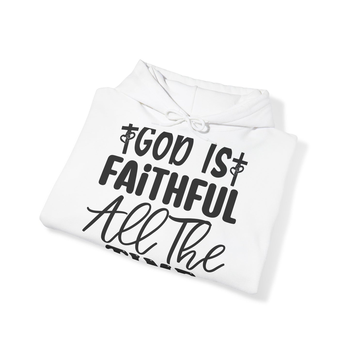 "Faithful & Cozy: Christian Quote- Hoodie