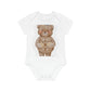 "Adorable Organic Short Sleeve Bodysuit for- Baby Organic Short Sleeve Bodysuit