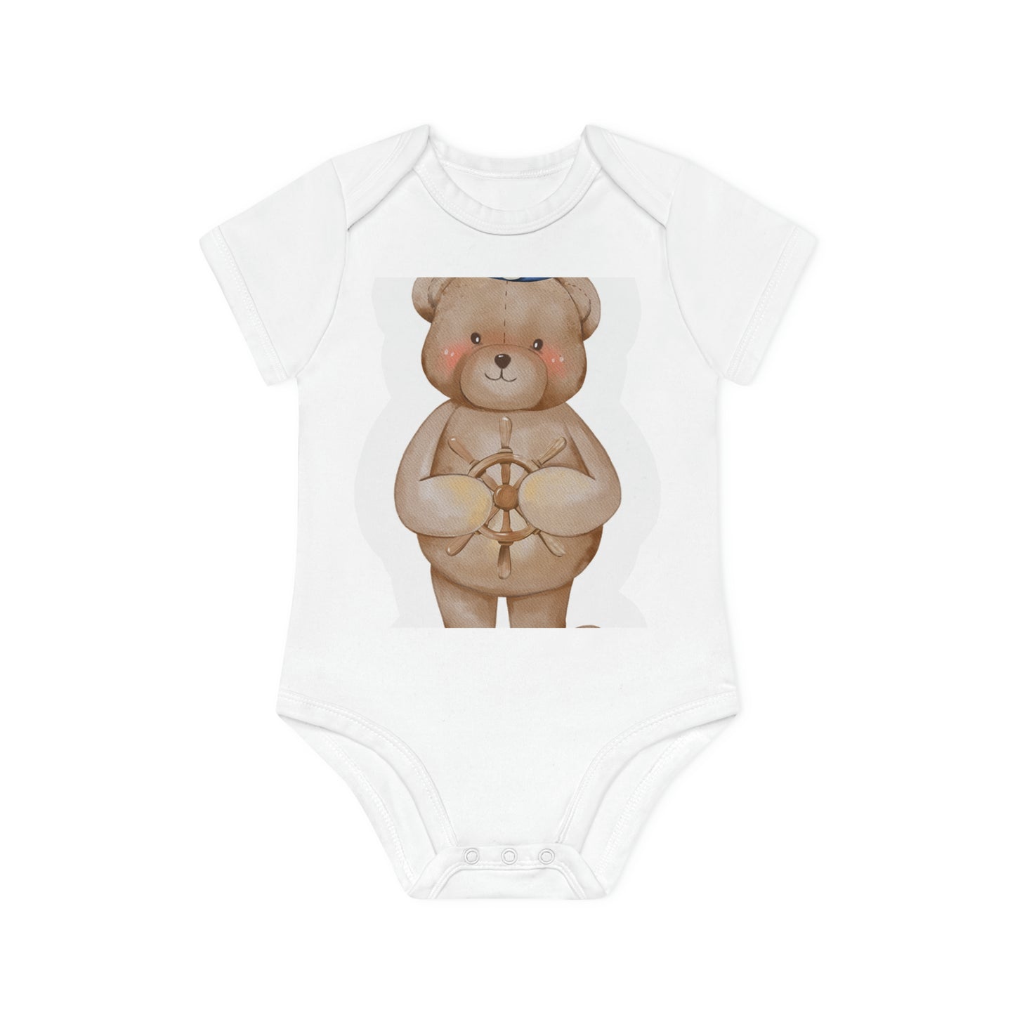 "Adorable Organic Short Sleeve Bodysuit for- Baby Organic Short Sleeve Bodysuit