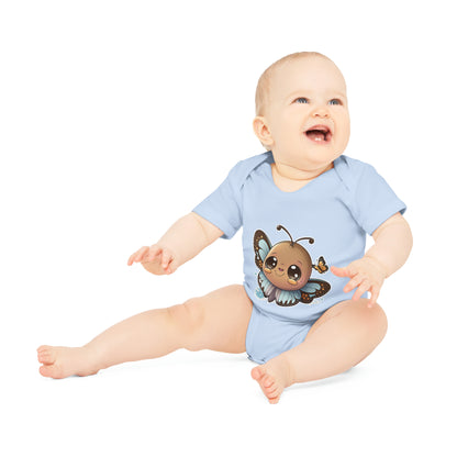 "Organic Cutie: Baby Short Sleeve Bod- Baby Organic Short Sleeve Bodysuit