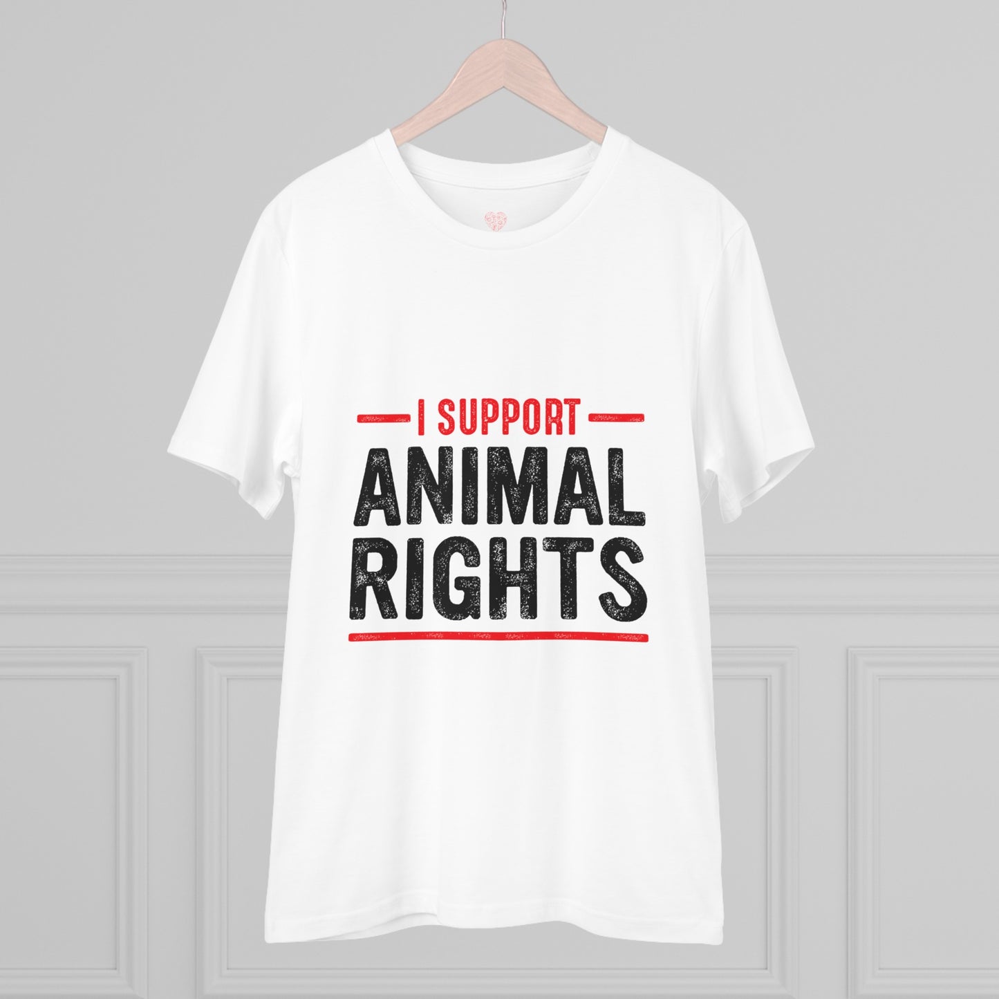 "I support animal rights" Vegan Vibes Tee - T-Shirt