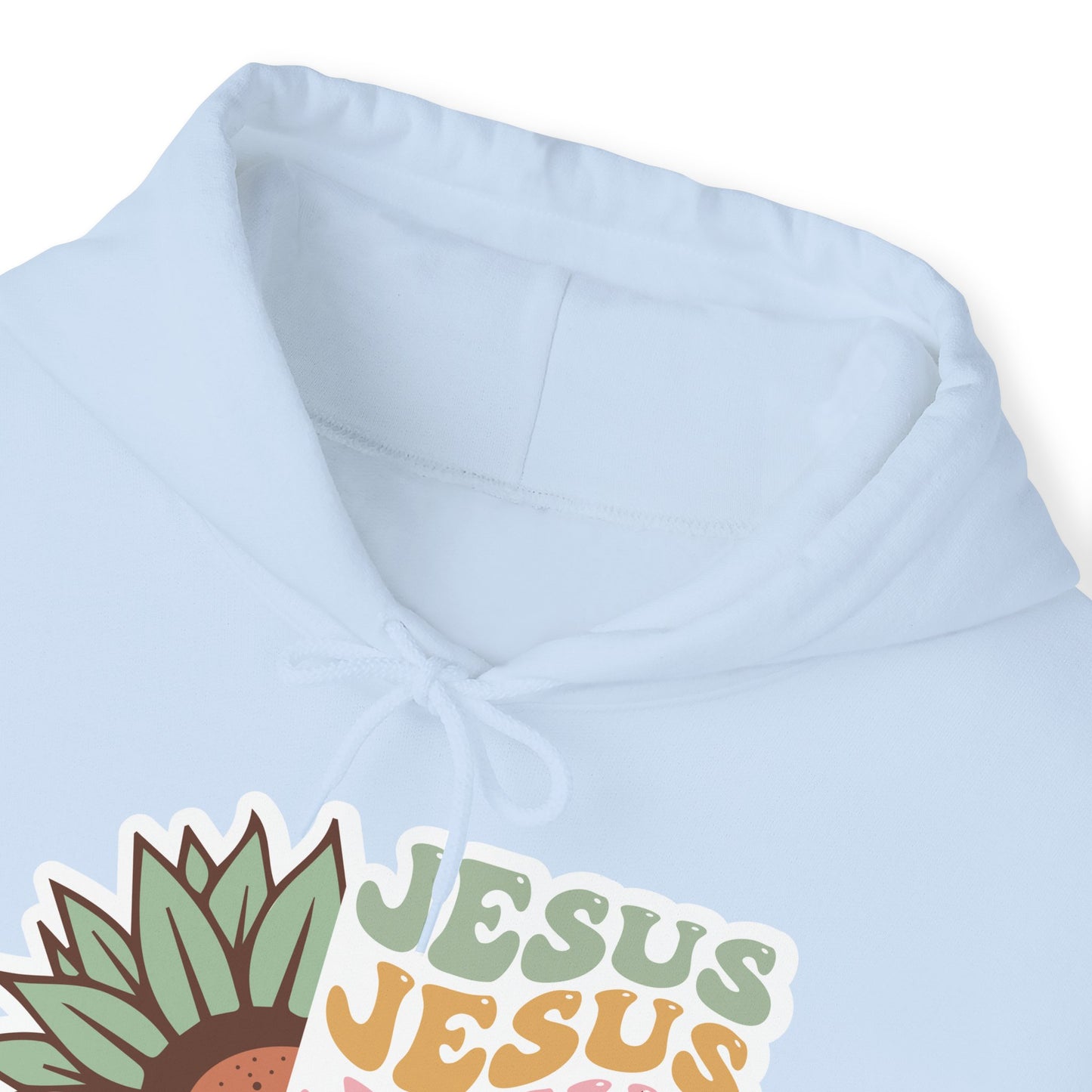 "Jesus Flower" - Hooded Sweatshirt - Hoodie