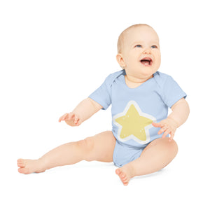 "Cuddly Cutie Organic Short Sleeve Baby Bod- Baby Organic Short Sleeve Bodysuit