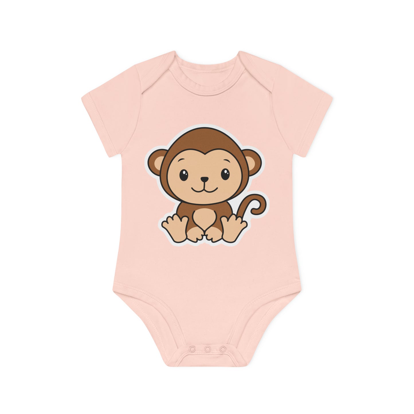 "Adorable Organic Short Sleeve Bodysuit for- Baby Organic Short Sleeve Bodysuit