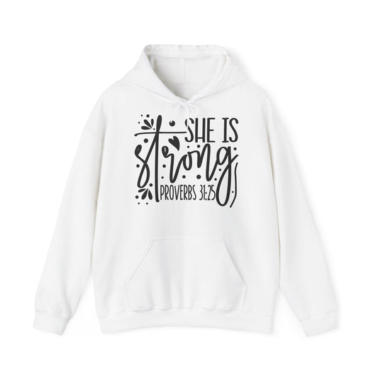 "Blessed in Faith" - Christian Quote Hood- Hoodie