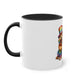 "Rainbow Love: Stay PawSitive" - Two Tone Mug