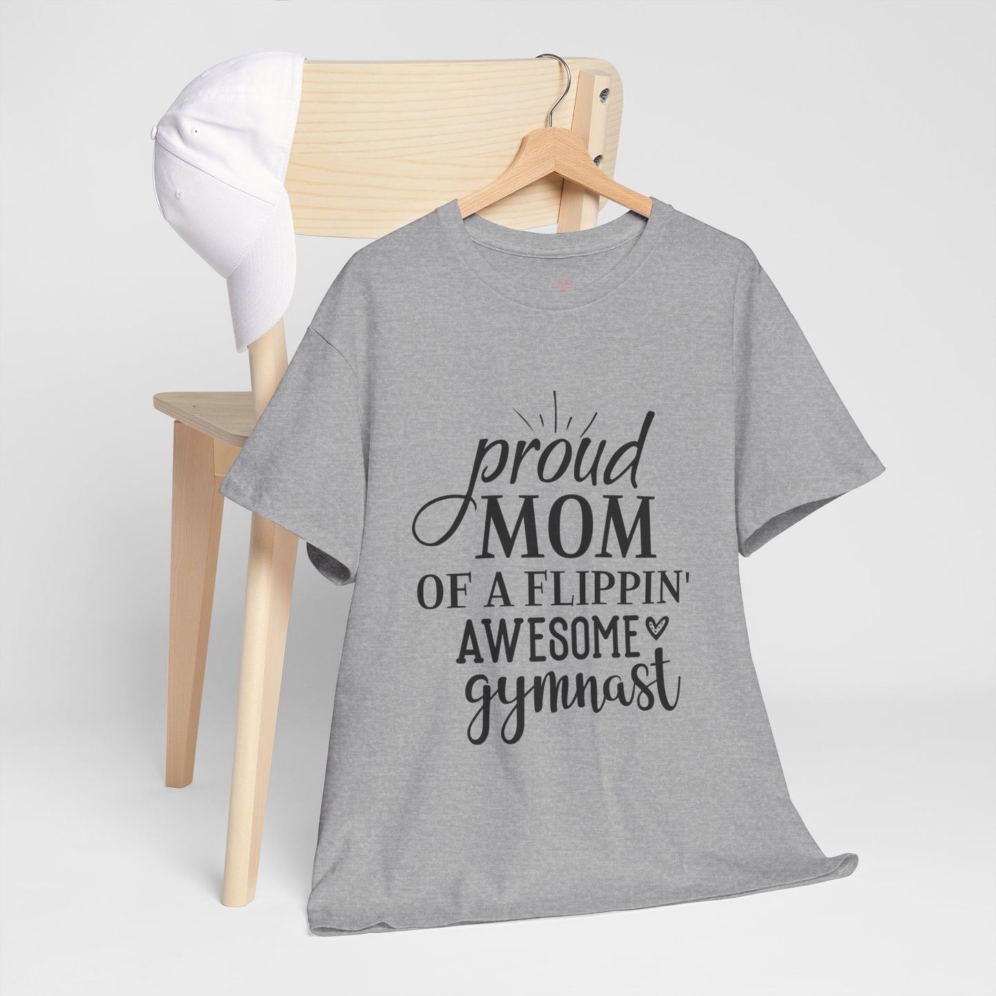 "Gymnast Mom" - Unisex Heavy Cotton Tee