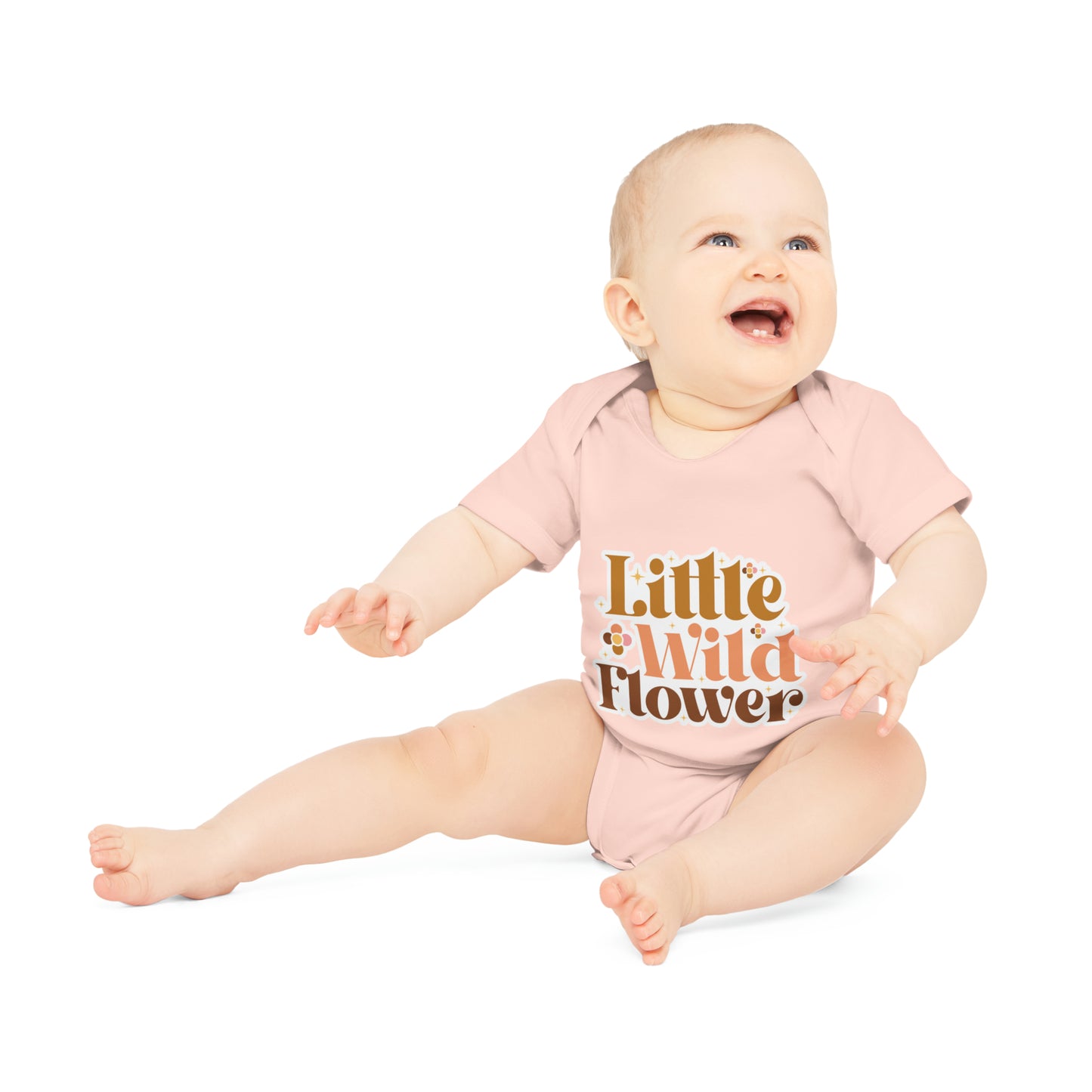 "Adorable Organic Baby Short Sleeve Bodysuit- Baby Organic Short Sleeve Bodysuit