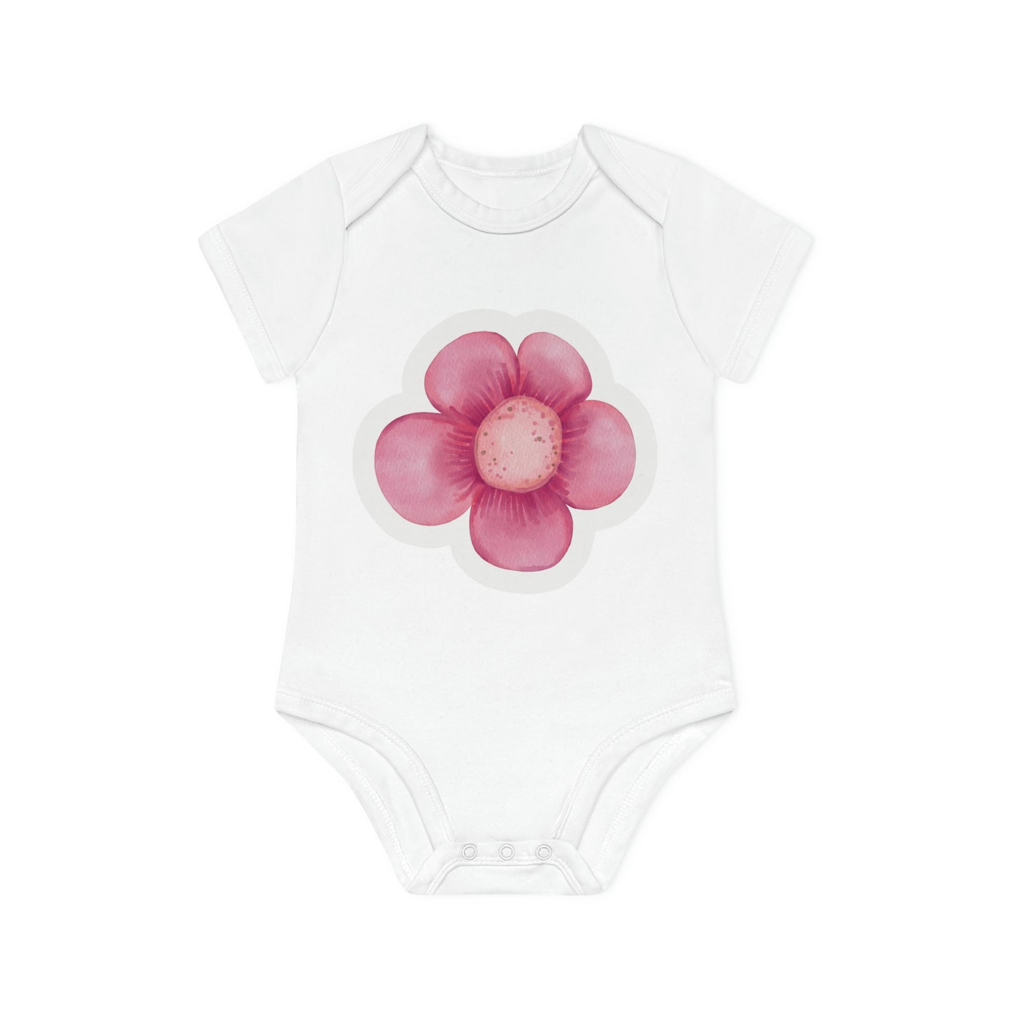 "Adorable Baby Organic Short Sleeve Bodysuit- Baby Organic Short Sleeve Bodysuit