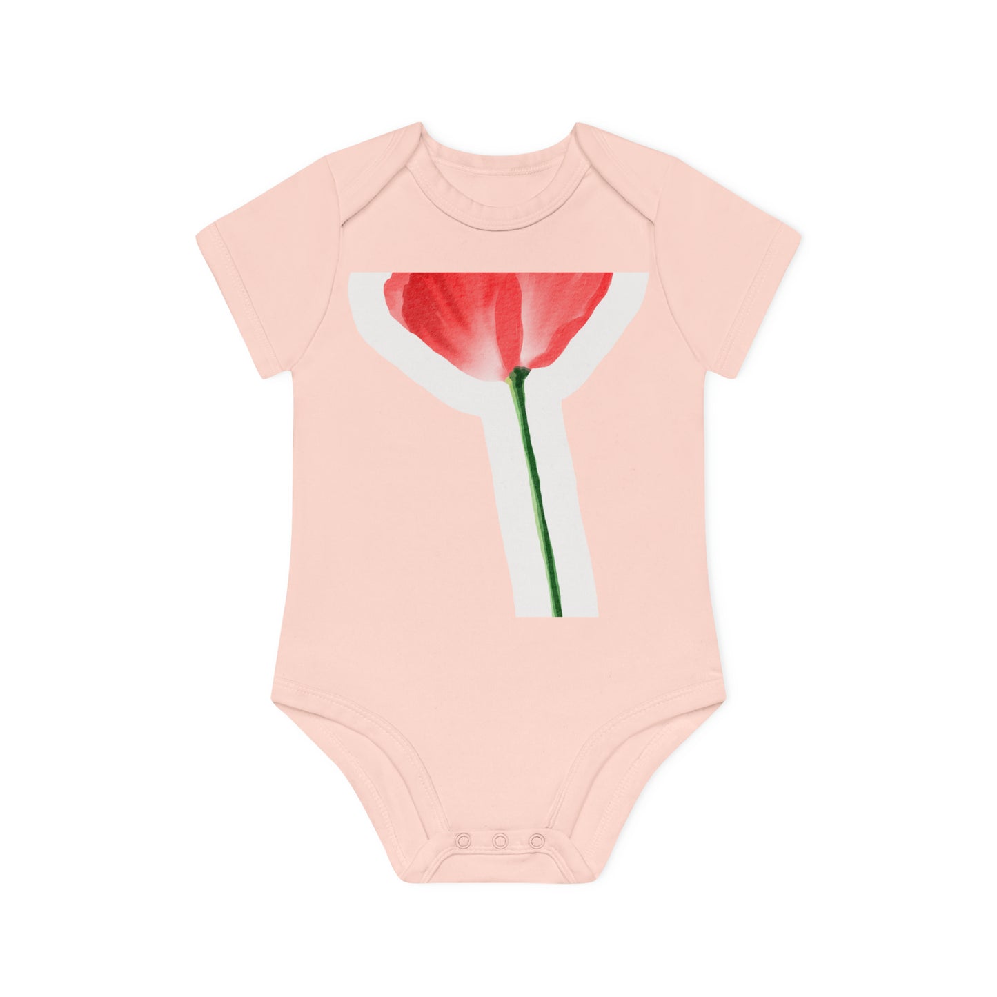 "Adorable Baby Organic Short Sleeve Bodysuit- Baby Organic Short Sleeve Bodysuit