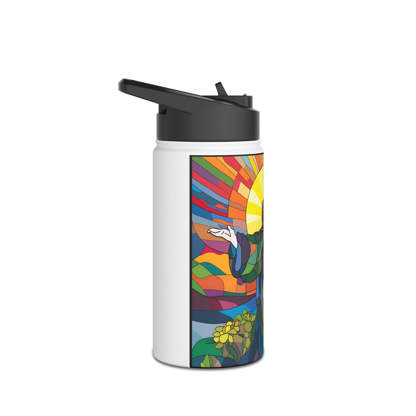 "Jesus Abstract" - Stainless Steel Tumbler