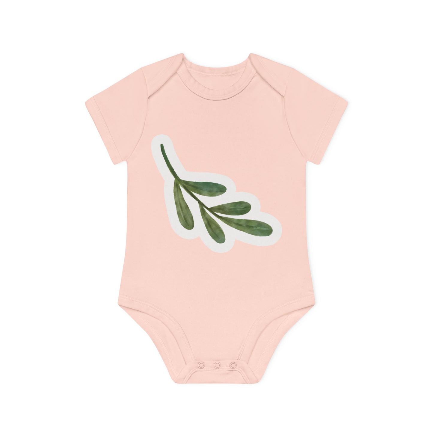 "Adorable Organic Short Sleeve Bodysuit for- Baby Organic Short Sleeve Bodysuit