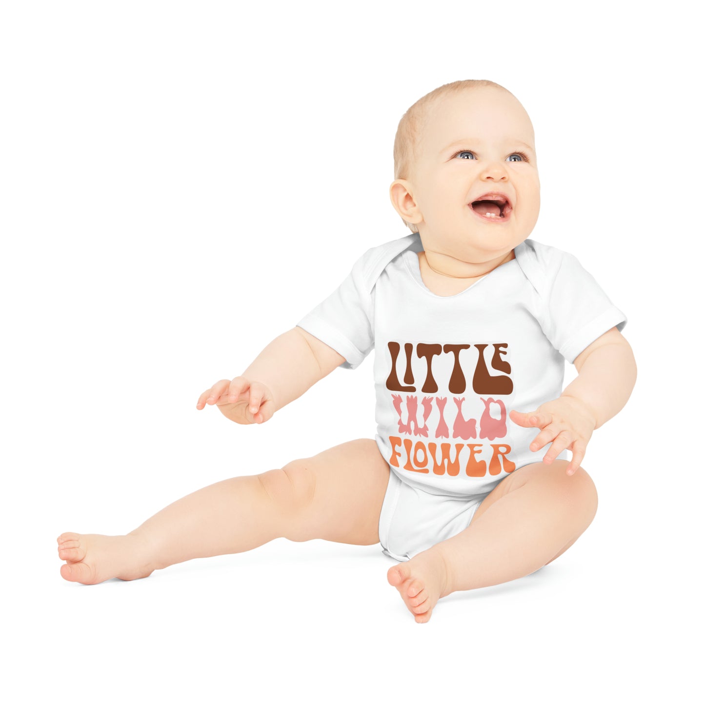 "Organic Cutie: Adorable Baby Short- Baby Organic Short Sleeve Bodysuit