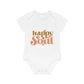 "Happy Soul" - Baby Organic Short Sleeve Bodysuit