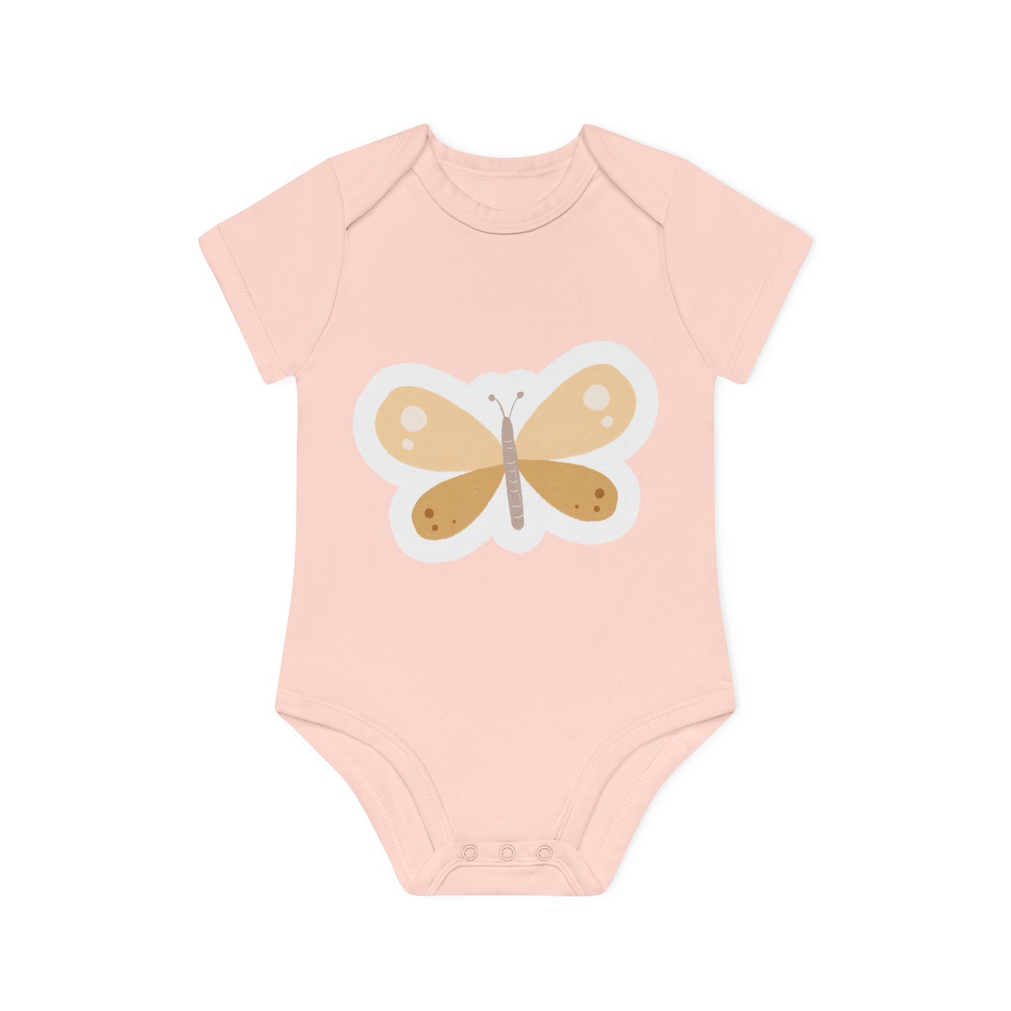 "Organically Adorable: Baby Short Sleeve Bod- Baby Organic Short Sleeve Bodysuit