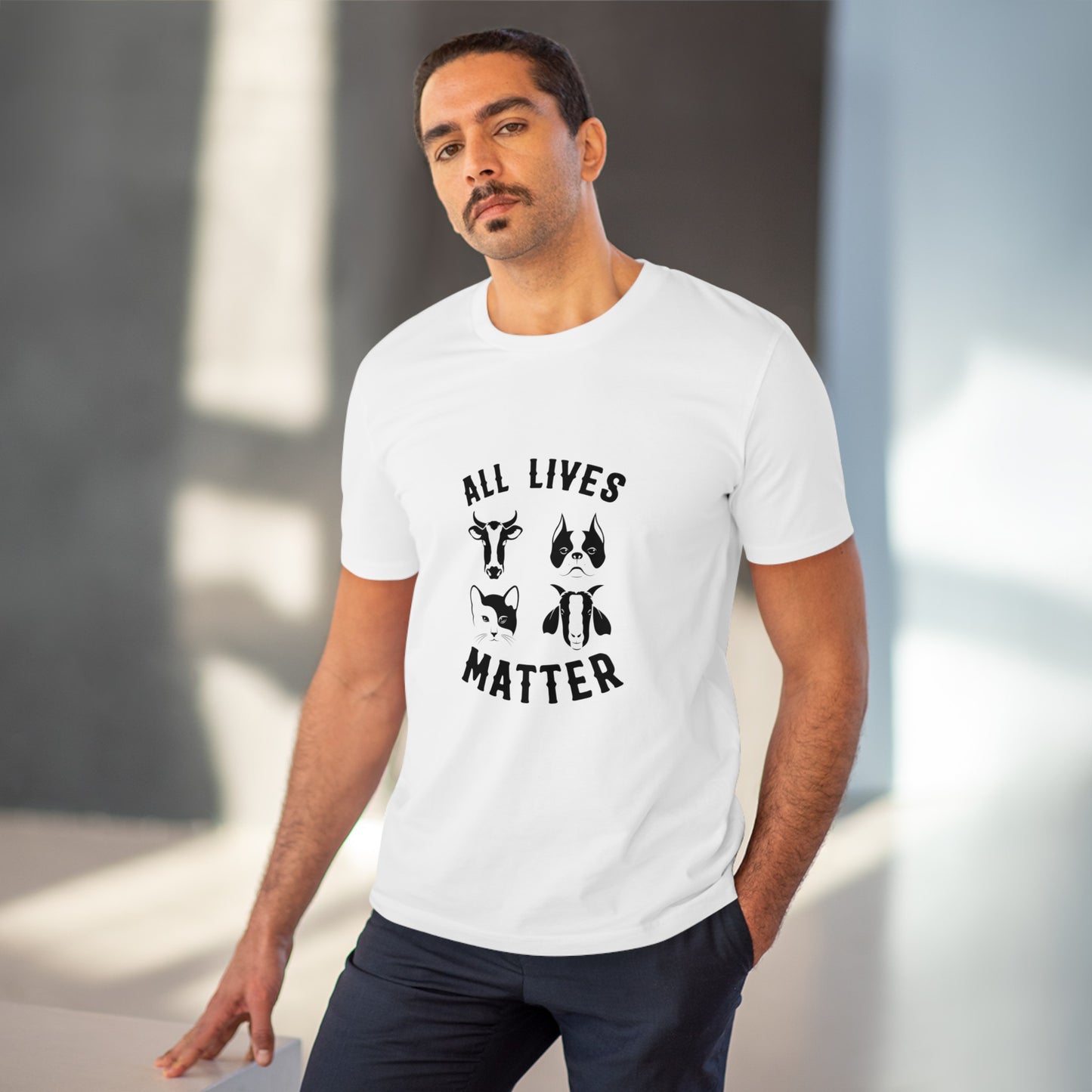 "All Lives Matter" Vegan Vibes Tee- T-Shirt