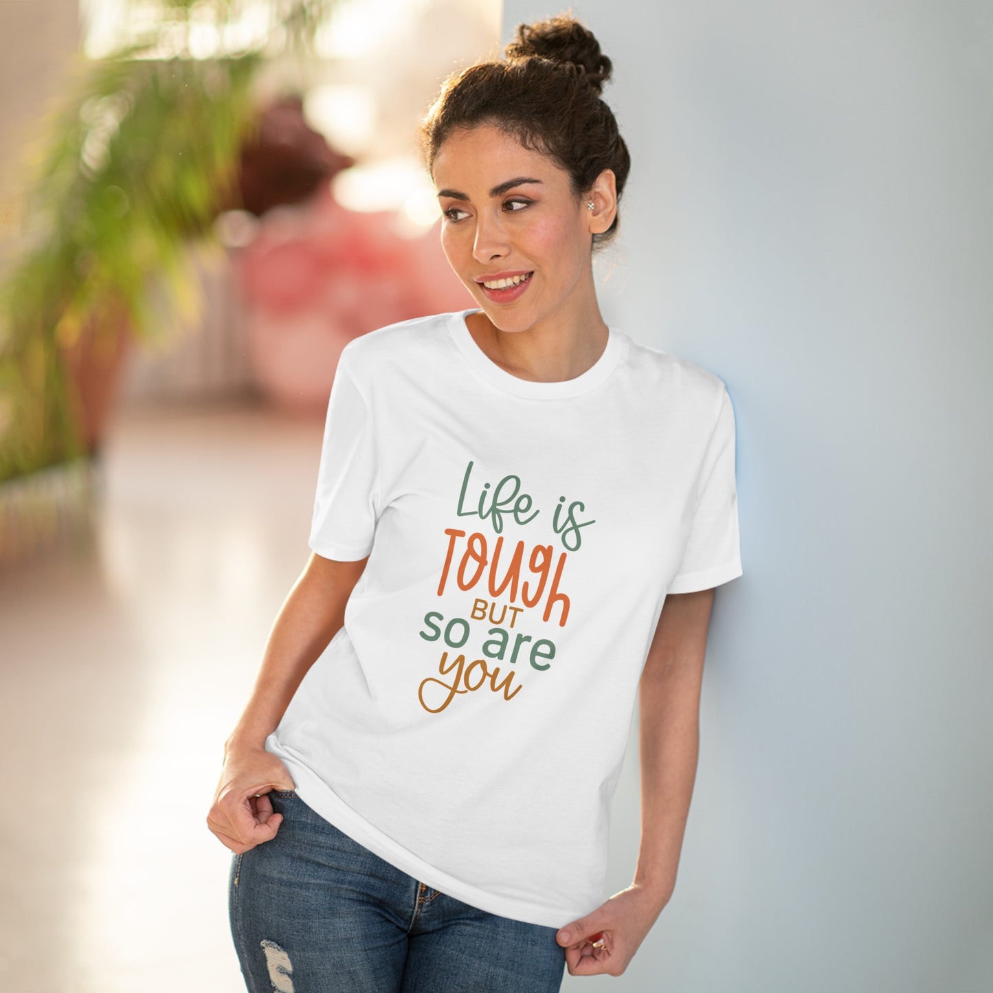 "Life is tough but so are you" Mental Health Warrior - T-Shirt